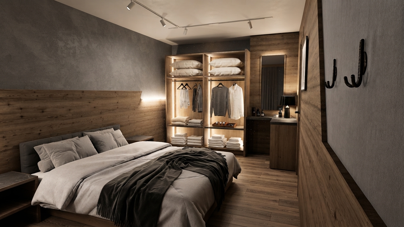 hotel-la-perla-andalo-camera-doppia-stile-alpino
